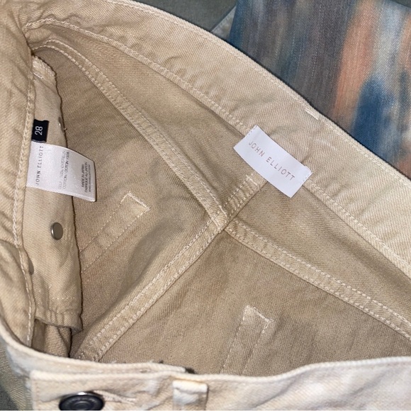John Elliott - Straight Leg Crop Jean volcano dye 28 NWT - Picture 8 of 10